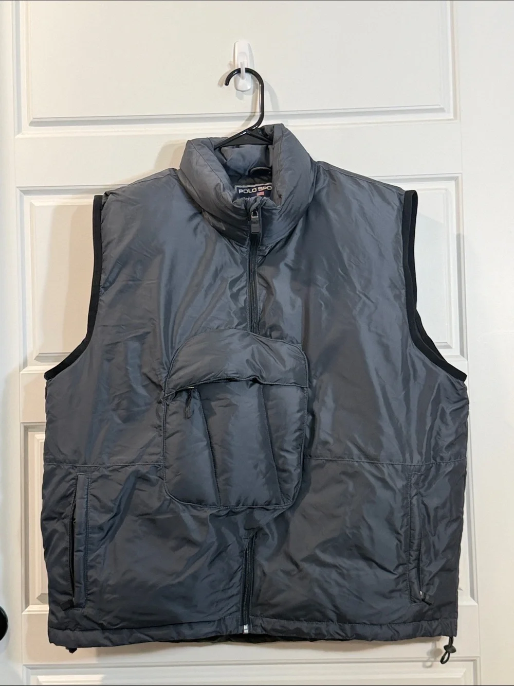 Slate Blue RARE Vintage (1990s) Polo Sport Ralph Lauren Down Puffer Gilet